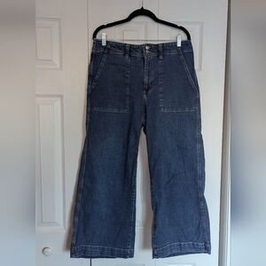 Wide Leg Crop Gap Jeans